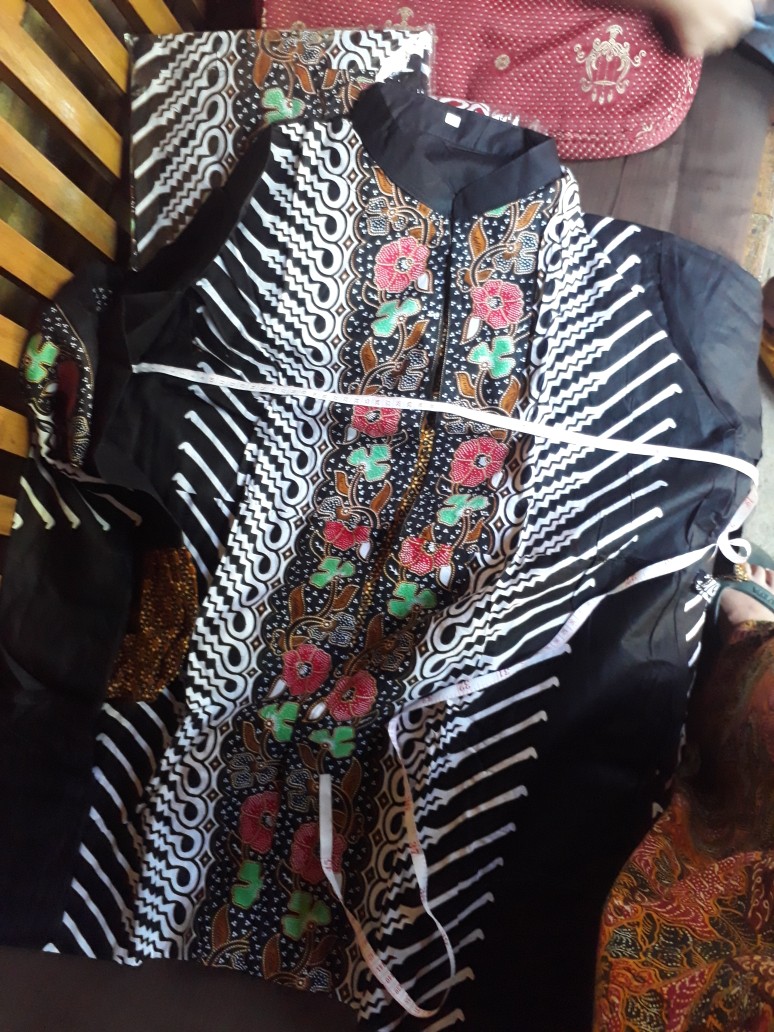 Ms Gamis Batik Sriwedari Maxi Bumil/busui Katun Sogan Allsize Ld 104..