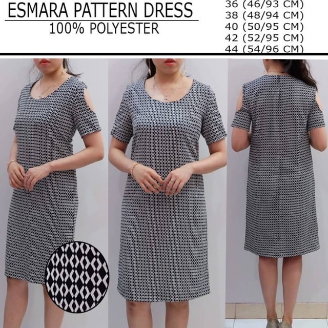 Branded dress- ESMARA PATTERN DRESS