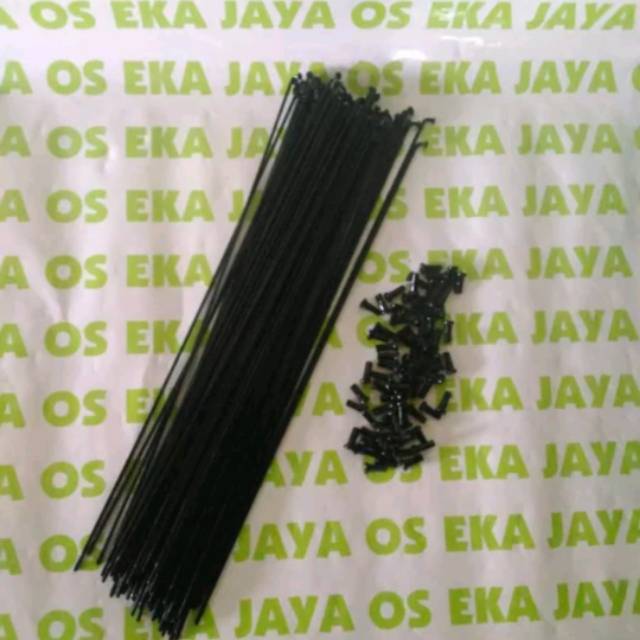 Spokes Roadbike Ruji Velg 700 - Jari jari Hitam - Spokes Fixie - Ruji Rb.Hybrid.Balap.Fixie.Jengki