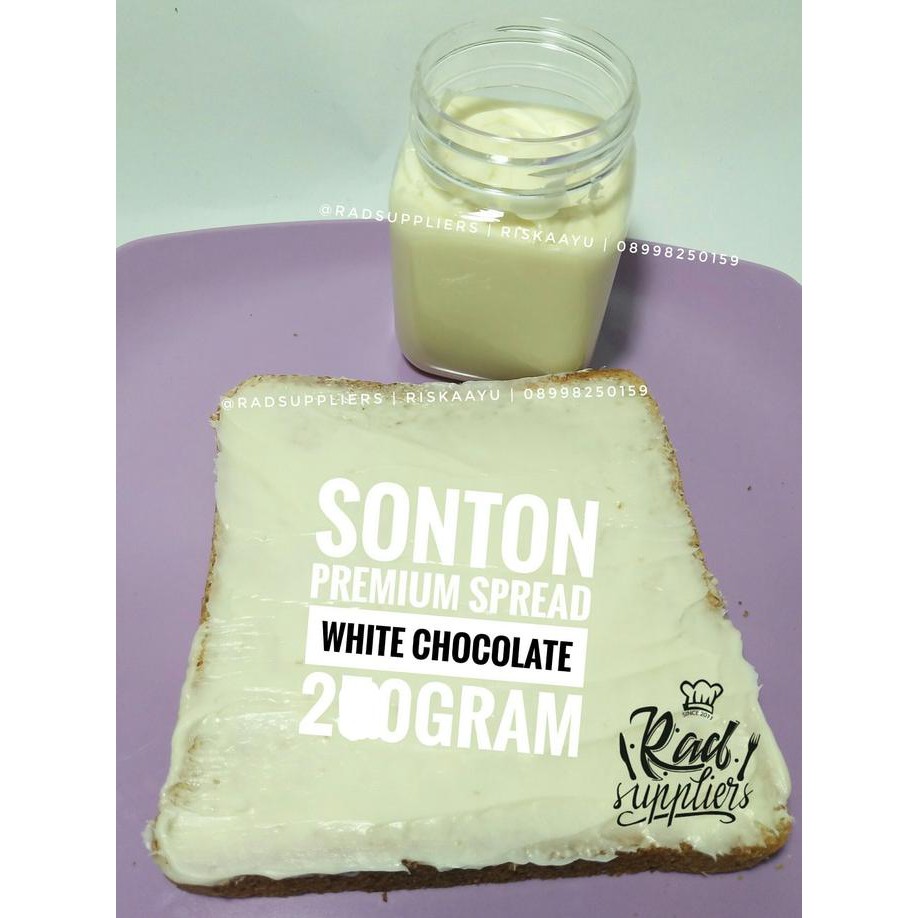 

PROMO ENAK Sonton Premium Spread WHITE CHOCOLATE 200gram, Praktis, BEST SELLER!! Terlaris