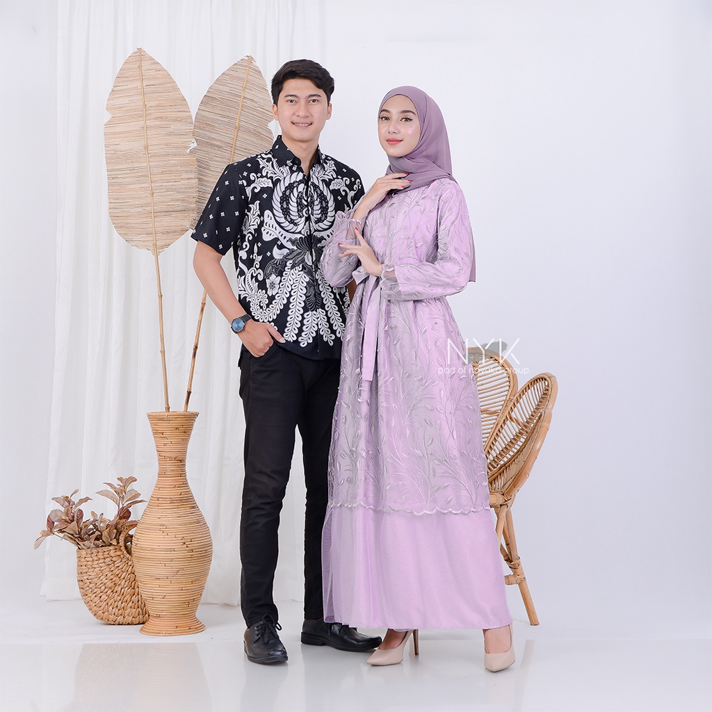 (DRESS BUSUI - ADA ANAK) PROMO - Couple Nagita - Gamis Kekinian Terlaris - Couple Batik Kondangan - Batik Couple Maxy Kayla - Couple Maxi Best Seller - Couple Gamis Termurah