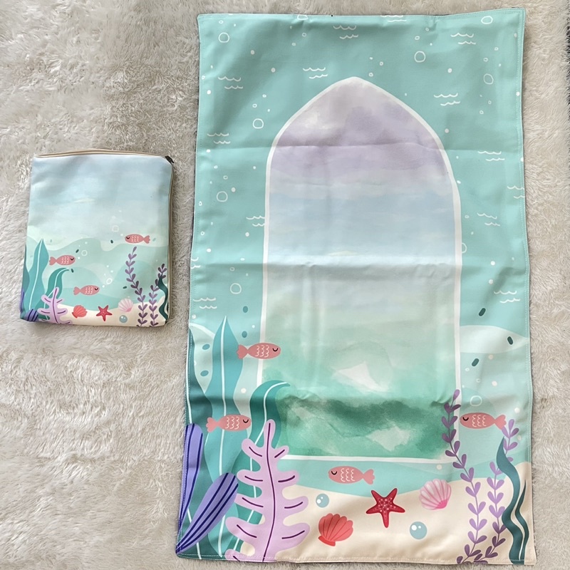 Sajadah Anak/sajadah pouch/sajadah kanvas/kids sajadah-4