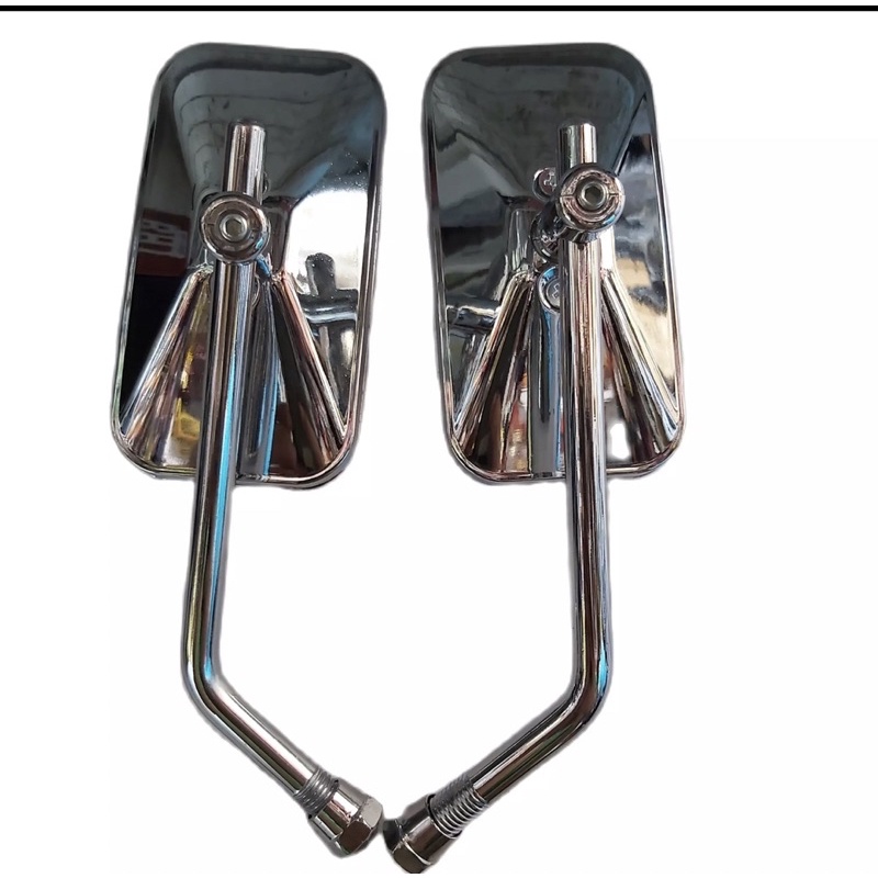 spion motor kotak clasik warna chrome