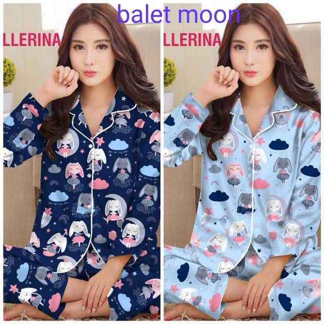 JNY.Co Piyama CP LD 105cm ( XL) / Baju Lengan Pendek &amp; Celana Panjang