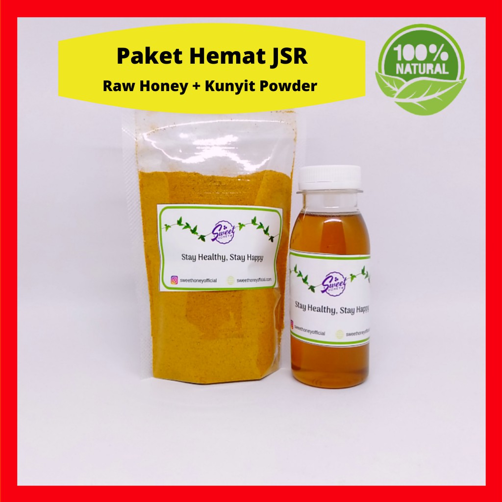 

[PAKET JSR] Madu Murni Asli Sweet Honey Kunyit Bubuk Murni