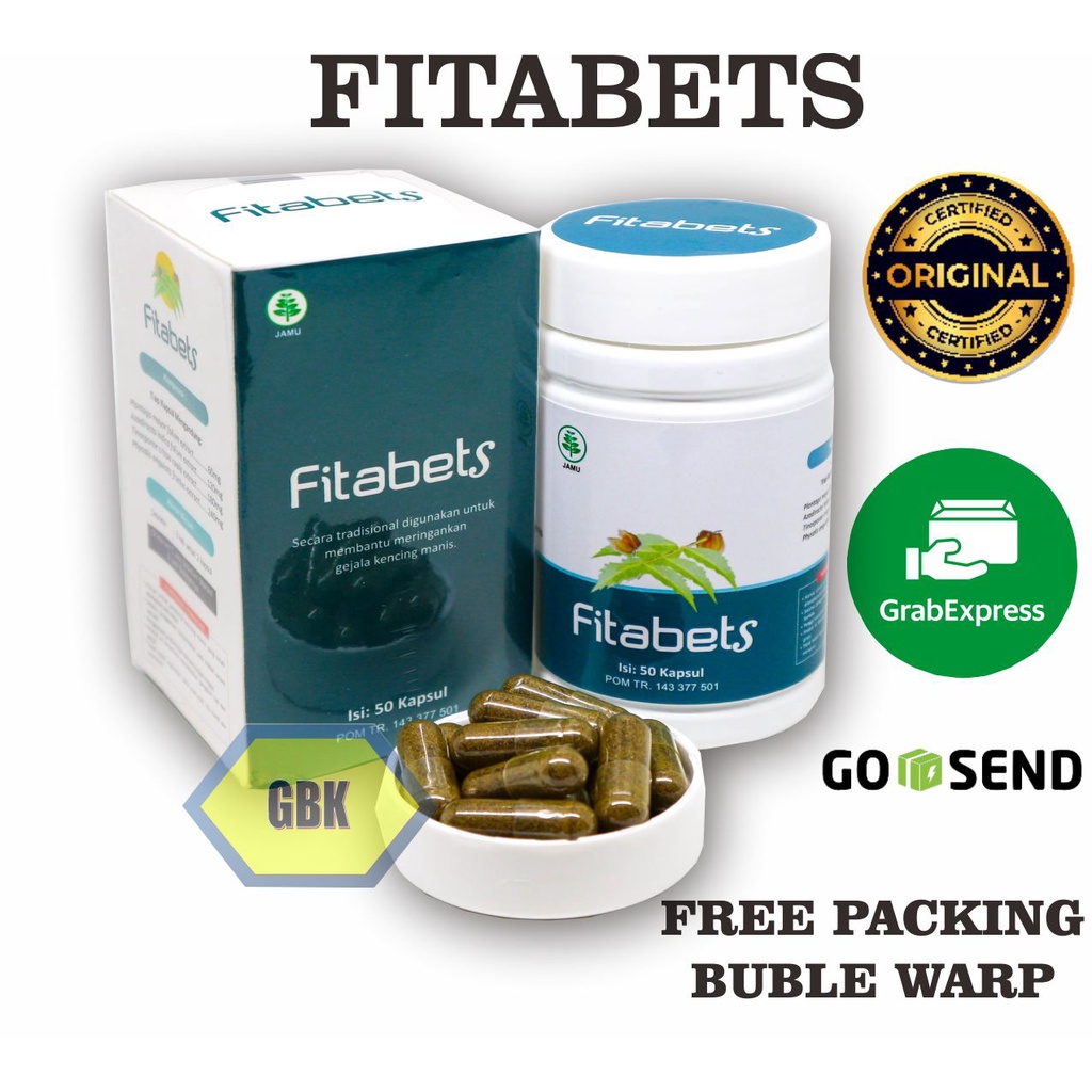 FITABETS Naturafit / Obat Herbal Atasi Diabetes Kencing Manis - Orignal BPOM