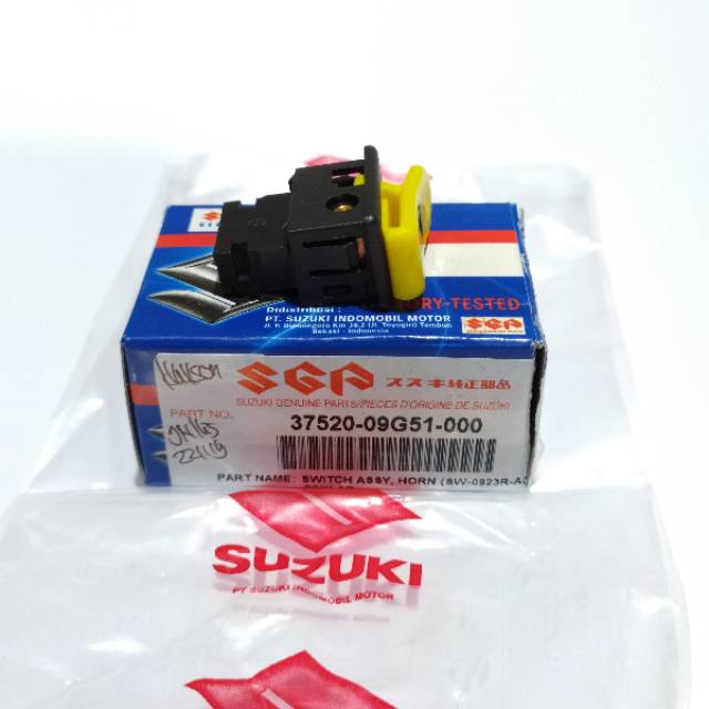 Tombol klakson smash Shogun 125 Arashi karisma Suprax125 fit new dll asli SGP 37520-09G51-000