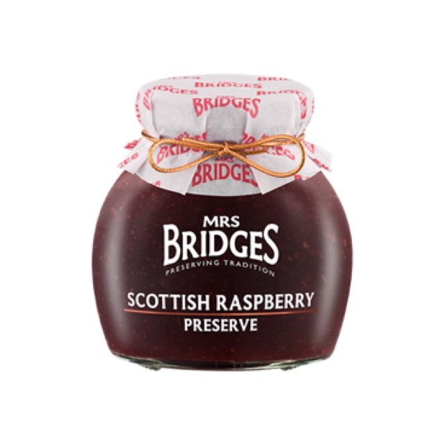 

selai mrs bridges Scottish raspberry preserve 340g
