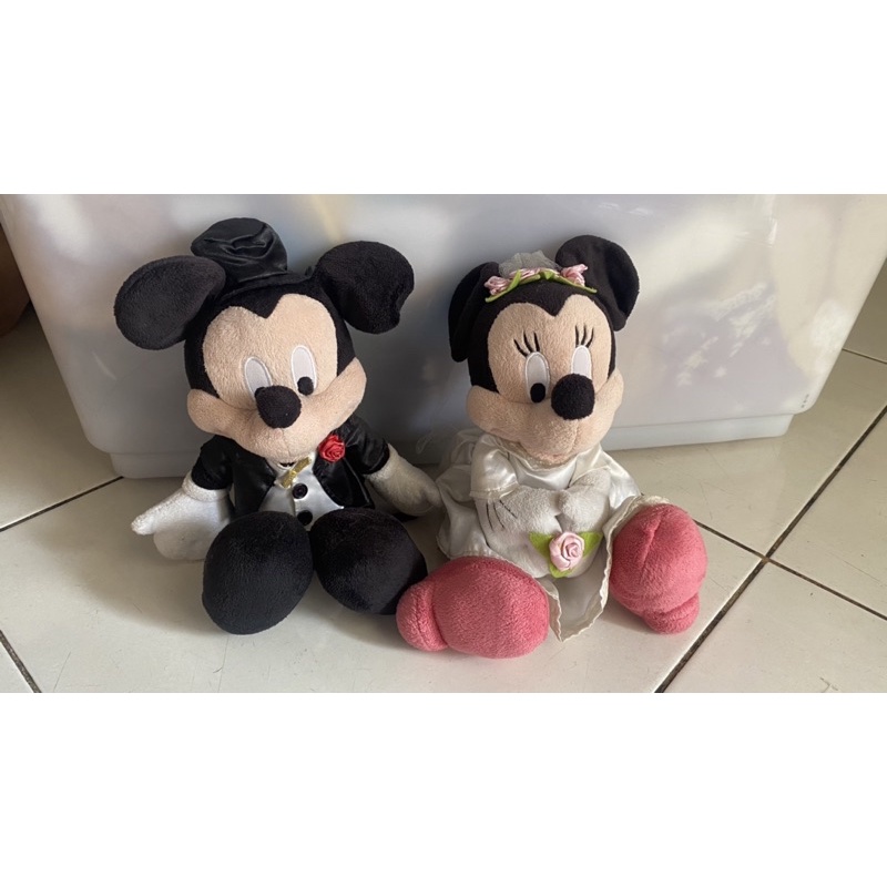 mickey minnie wedding pengantin disney original sepasang