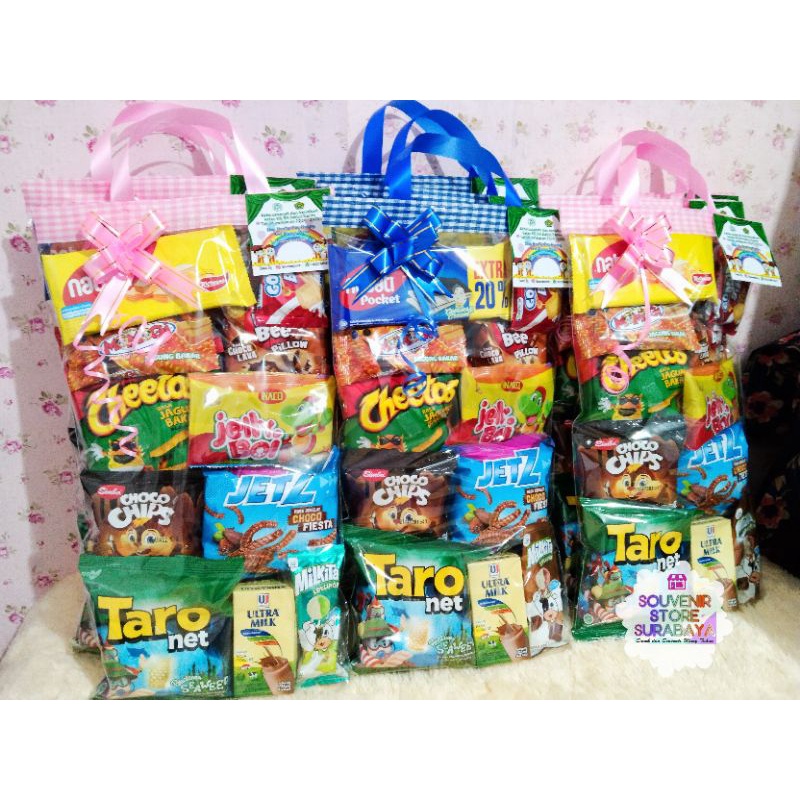 Snack Ultah Murah / Paket Ulang Tahun / Bingkisan Snack Ulang Tahun / Snack viral/Snack Surabaya