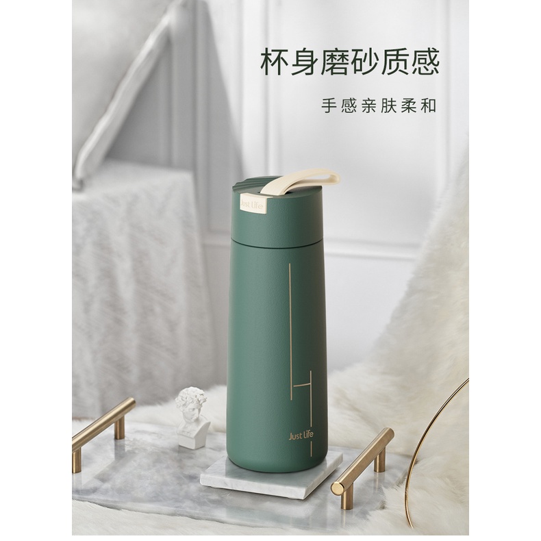 JL Botol Minum Gelas Termos Air Panas Kopi Es Teh Susu Thermos Mini Tumbler Lucu Anak Dewasa Aestethic Vacuum Flask Cute Gift Bottle Mug Stainless Steel - 350ml