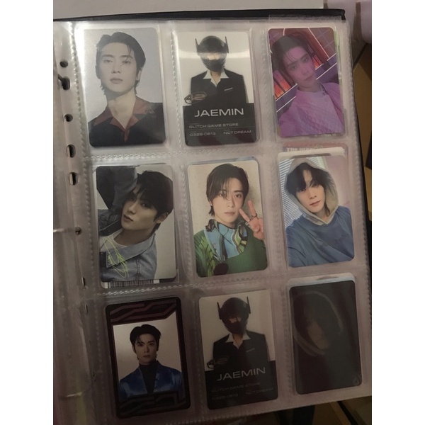 NCT JAEHYUN JAEMIN OFFICIAL PHOTOCARD // LENTI GLITCH MODE SCRATCH SLOW ACID NATREP DENIM CATHARSIS 