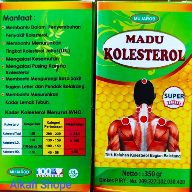 

Madu Kolesterol