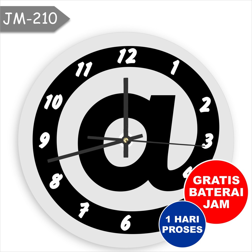 Dekorasi Ruangan  Rumah Jam Dinding Motif Elegan Kamar Cowok  Hitam Lucu Minimalis Kayu Unik Murah P