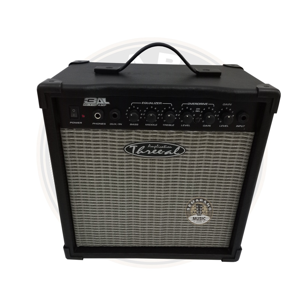 Amplifier Gitar Ampli Gitar dan Bass Merk Three Al 8&quot; inch Amply Gitar