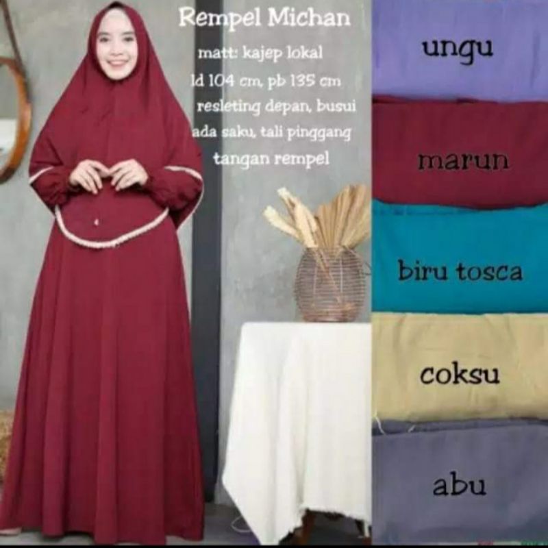 GAMIS KATUN POLOS MURAH TERBARU TERLARIS/NON HIJAB