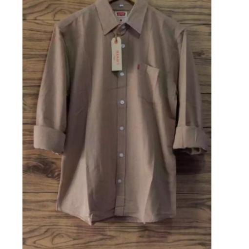 [KODE W7L9Y] kemeja panjang levis polos original // kemeja levis polos pri // kemeja casual pria kek