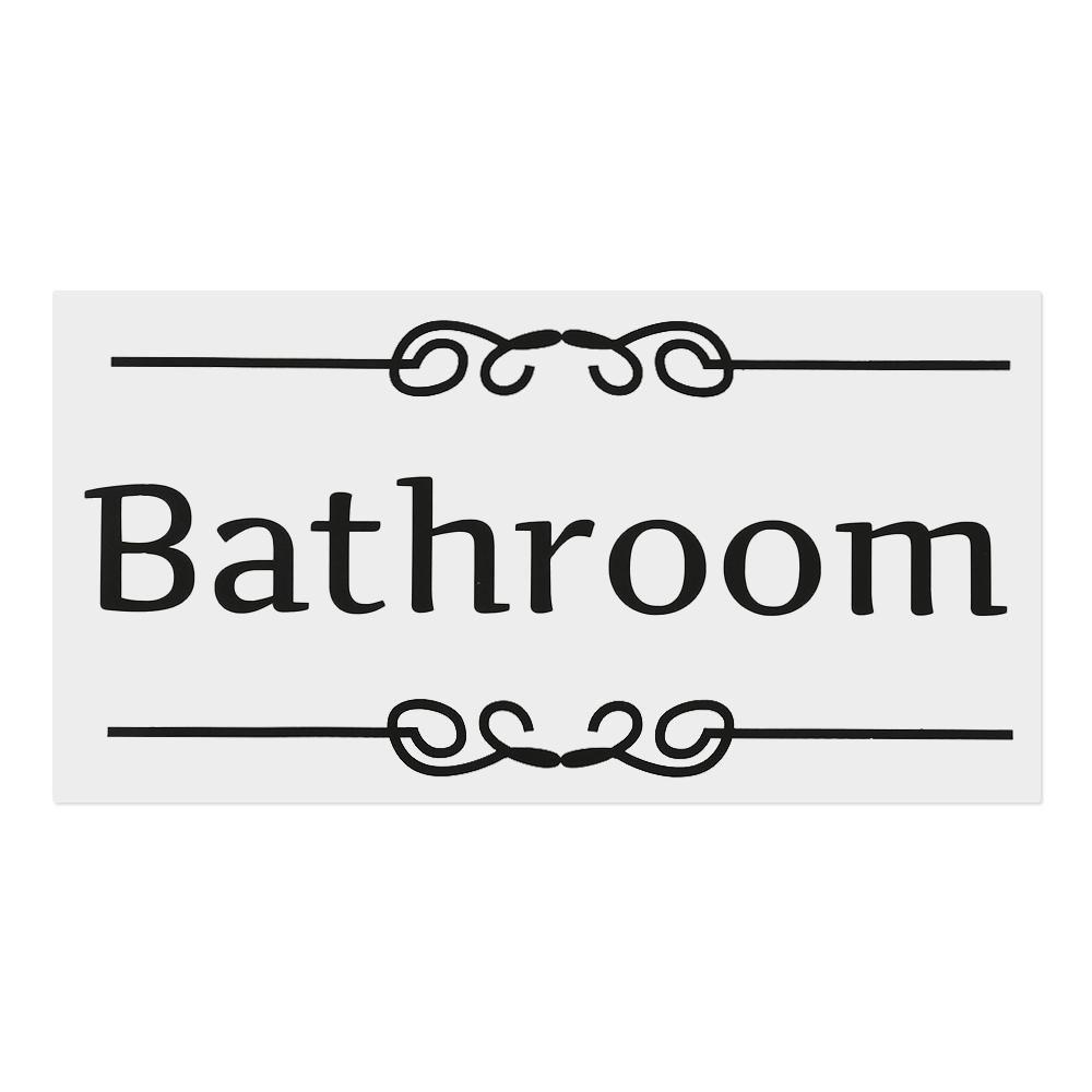 TOP Door Stickers Bedroom Playroom Vinyl Kitchen Bathroom Toilet Decals