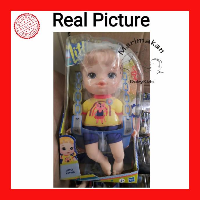 Baby Alive Littles Astrid Squad Original Boneka Bayi Anak Perempuan