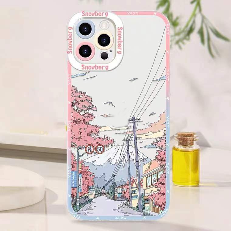 Casing Soft Case TPU Untuk IPhone 14 13 12 11 Pro X XR XS Max 6 6S 7 8 Plus