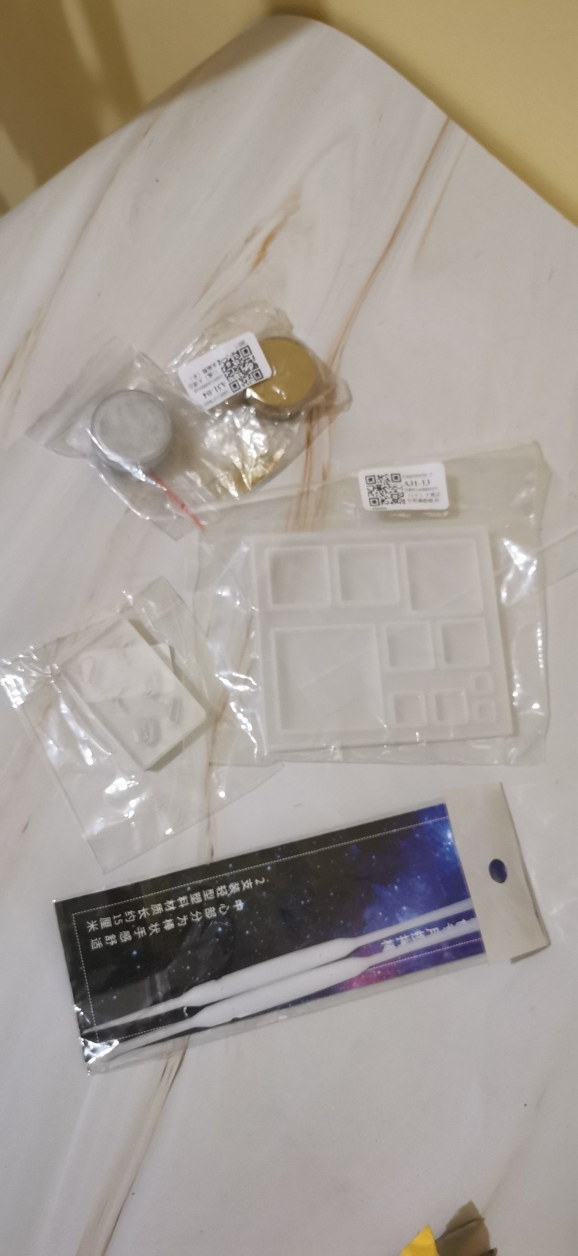 Inf Inf ✿ 2pcs Sendok Resin Silikon Untuk Membuat Perhiasan Diy