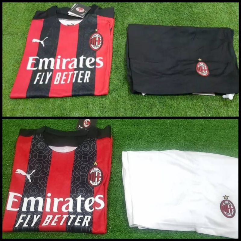 Milan Home Jersey+Celana Jersey bola