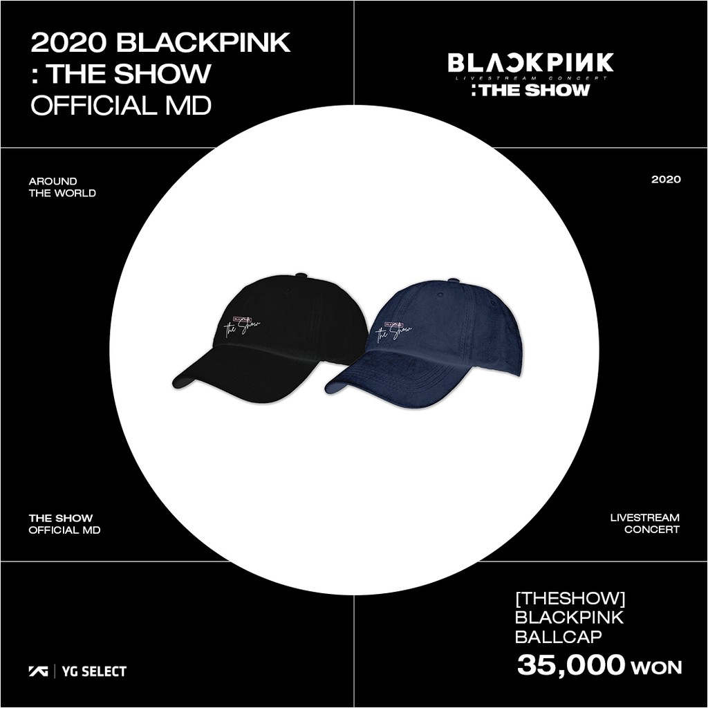 [DP ONLY] BLACKPINK THE SHOW OFFICIAL MD - TSHIRT, BALL CAP, HOODIE