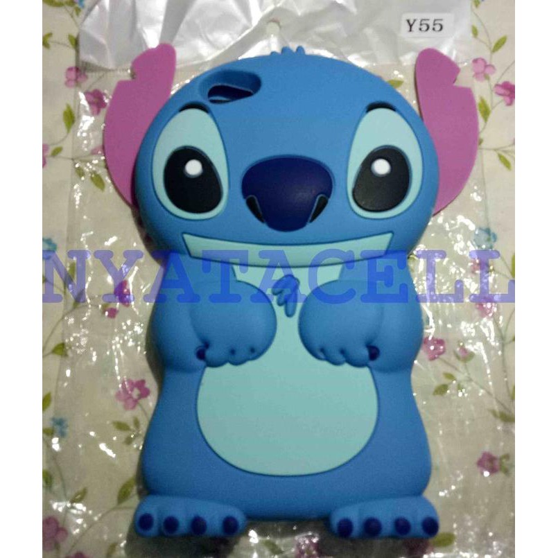 Baru Case 4D Stitch Vivo Y55S /Karakter/Lilo/Softcase/Soft/3D Ready Stock
