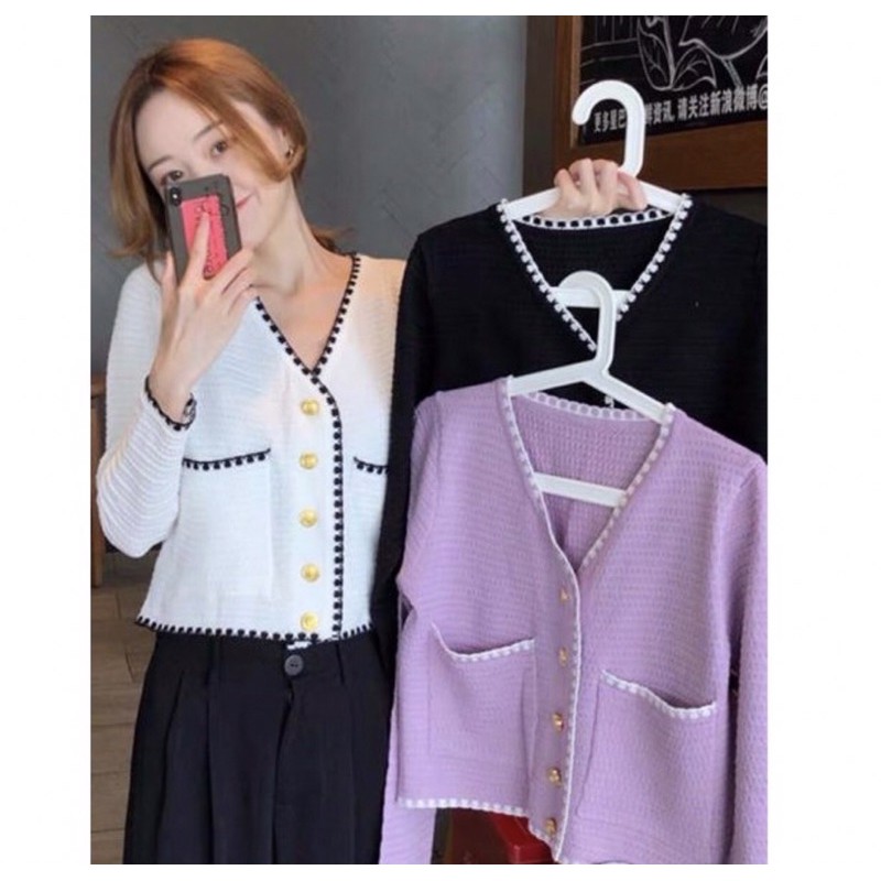 Cardigan Rajut Import korea Korean blouse atasan wanita murah baju korea fashion blouse import
