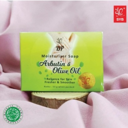 SYB BP Moisturizer Soap Arbutin &amp; Olive Oil - Sabun Bibit 50g