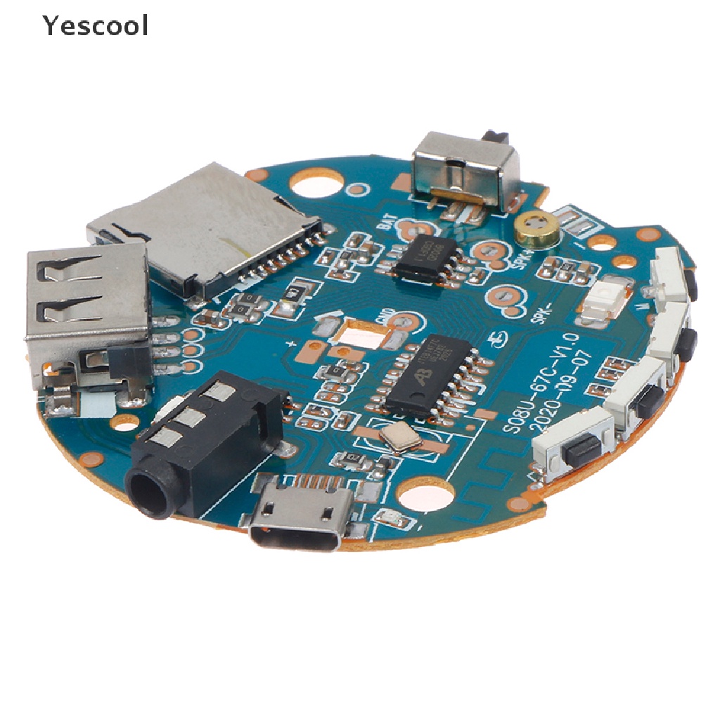 Yescool Papan Decoder Amplifier Audio MP3 Bluetooth Multifungsi 3.7-5V