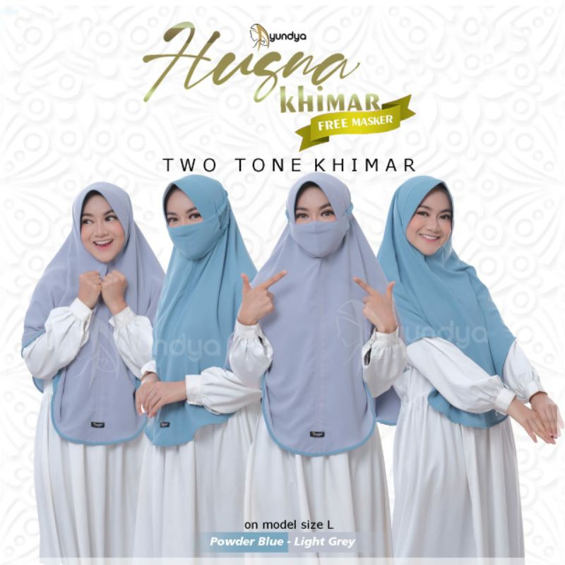 HIJAB INSTAN KHIMAR HUSNA || BOLAK BALIK || AYUNDYA