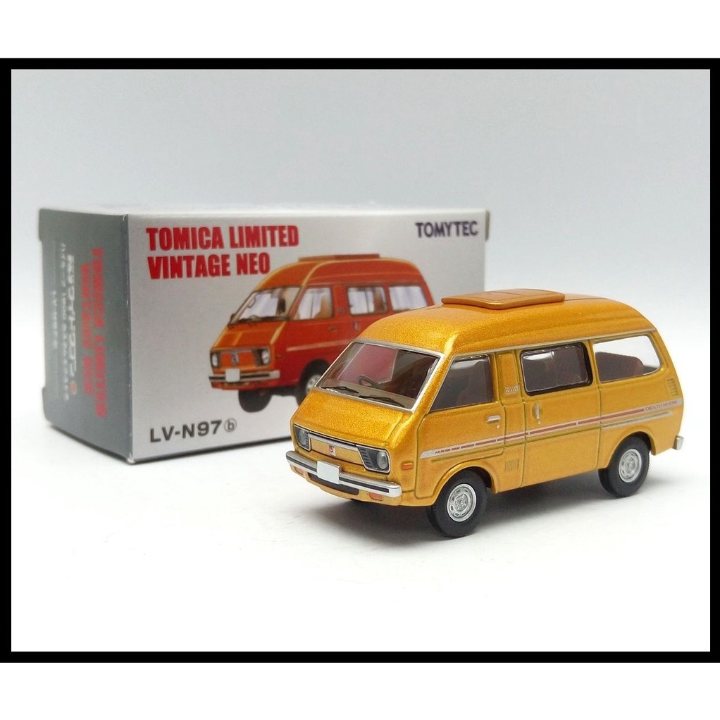 Tomica Limited Vintage Neo Daihatsu Delta Wide Wagon High Roof Custom Extra TLVN 97b Gold TLV S=1/64