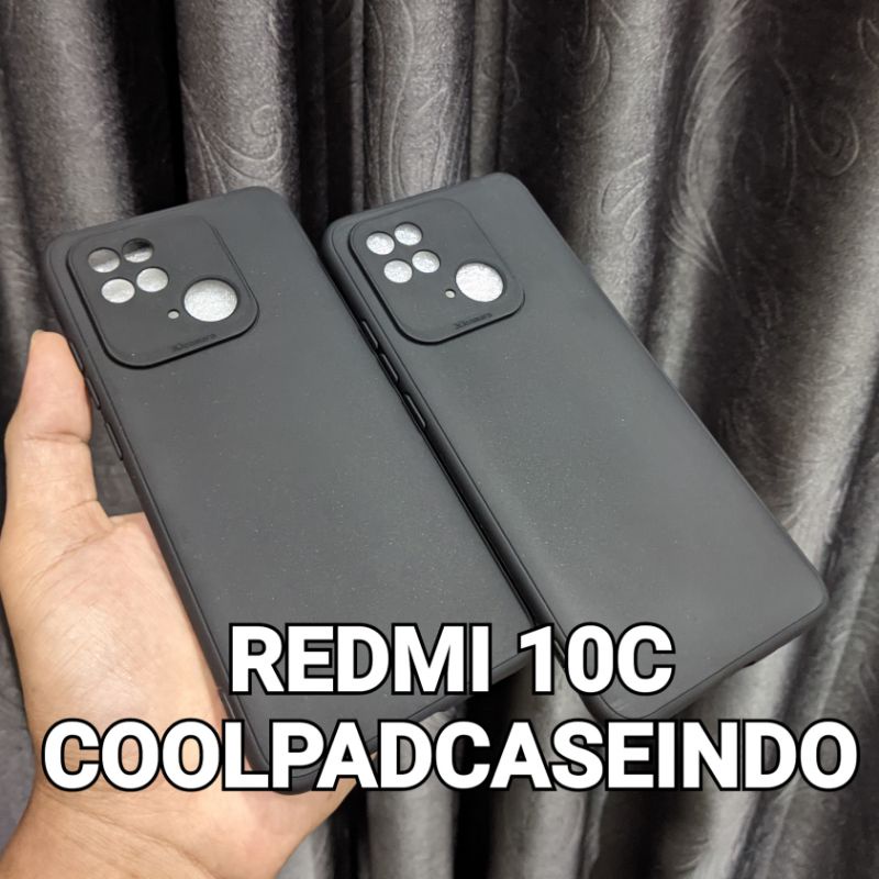 Soft Case Redmi 10C Black Hitam Silikon