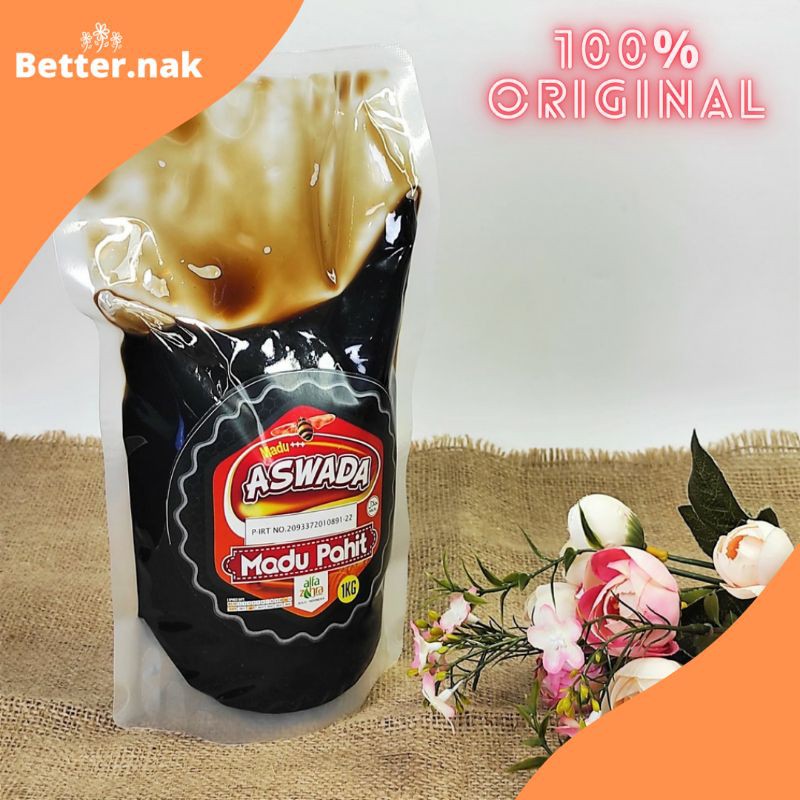 

(Bisa COD) MADU PAHIT ASWADA Al-Yamany REFILL 1 kg Better.nak 100% Original