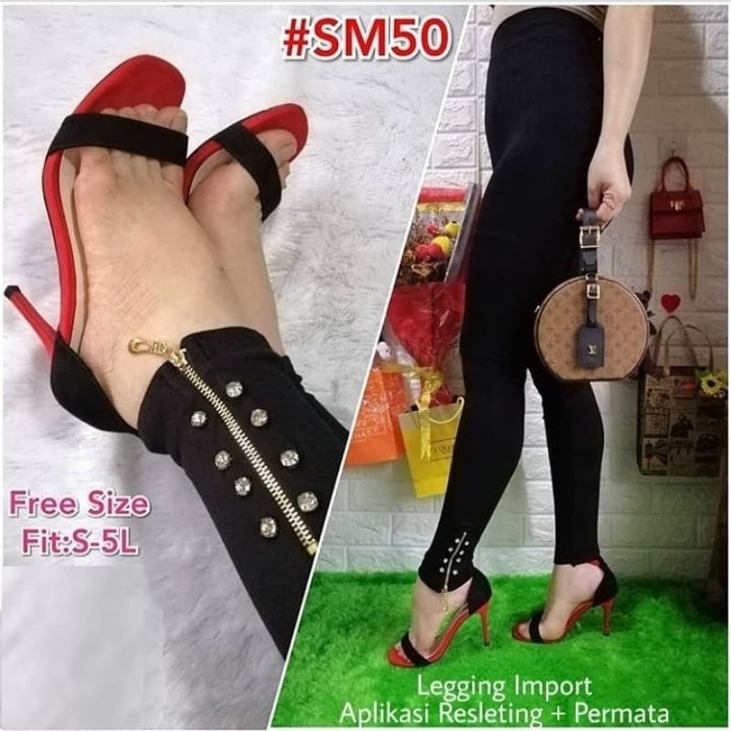 ☄️COD☄️ Celana Legging Wanita Premium Importt Kekinian