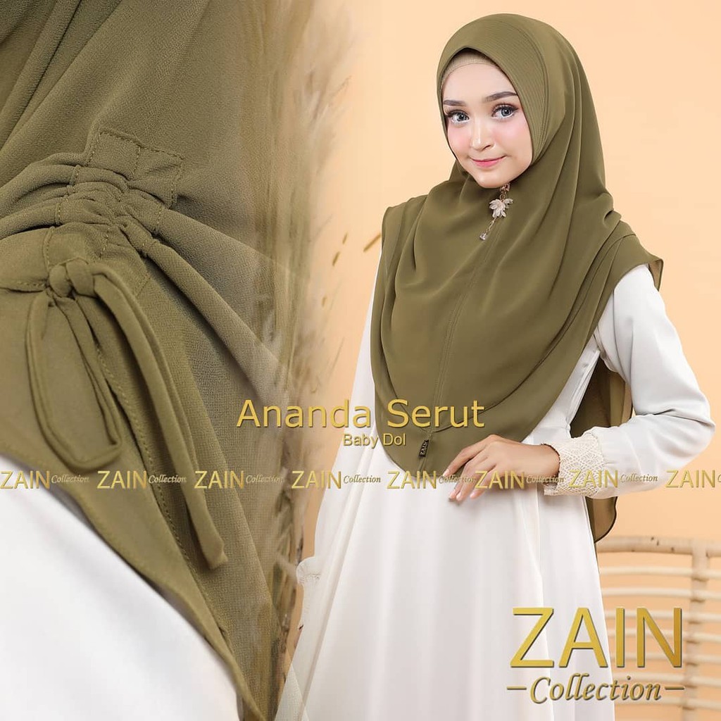 JILBAB KHIMAR 2 LAYER / KHIMAR SYARI CERUTI ANANDA SERUT PREMIUM TERBARU