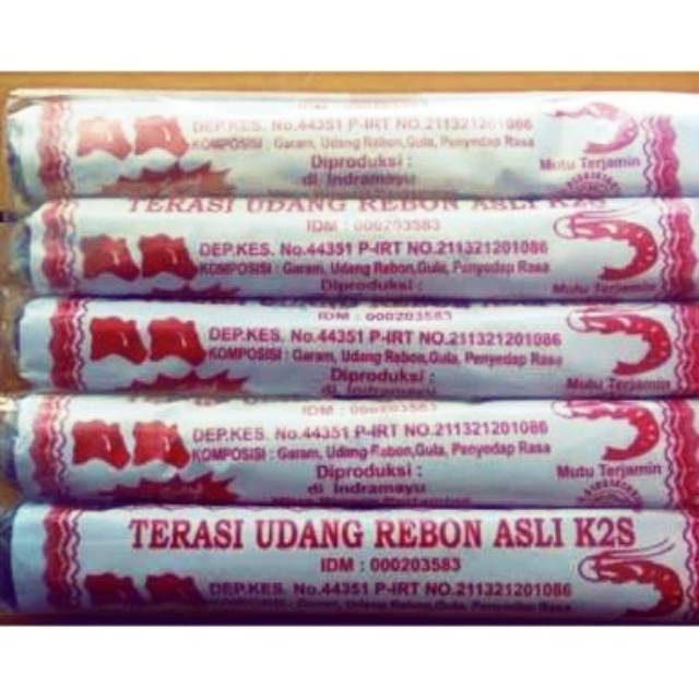 

TERASI UDANG REBON ASLI K2S