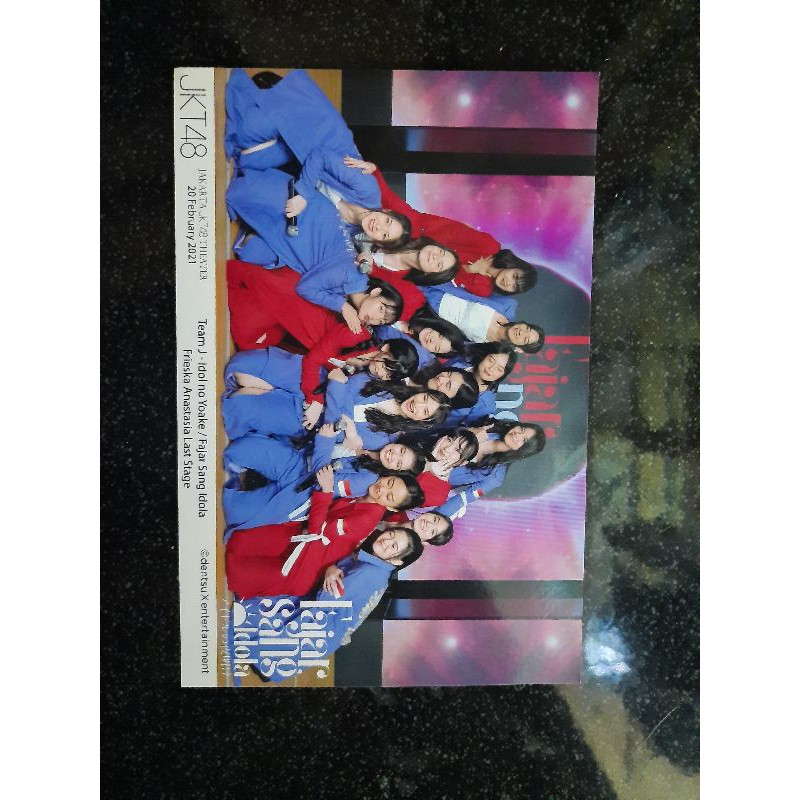 Group Photo JKT48 Frieska Last Stage Team J Idol No Yoake