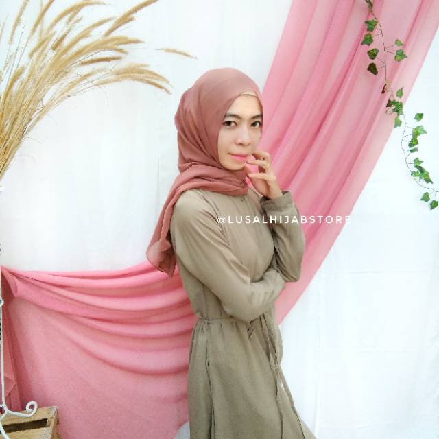 PASHMINA INNER Menyatu By Adelus / Nirmana Instant Shawl