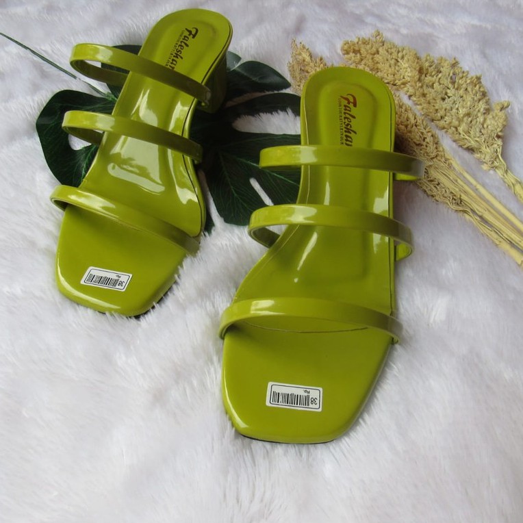 Sandal wanita hak tahu ban3 ZK-01