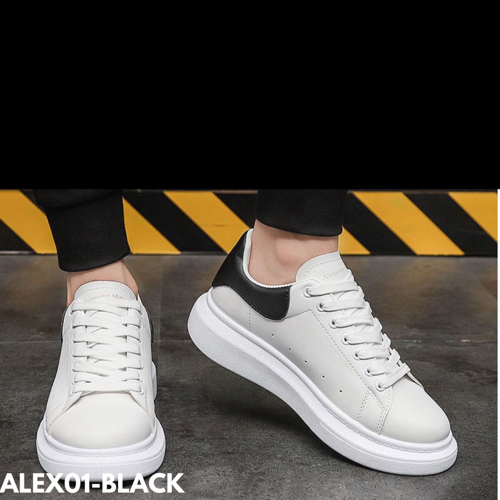 SEPATU SNEAKERS KEKINIAN TRENDY VIRAL BANGET KARNA SUPER KEREN BAHAN PU IMPORT ALEX01