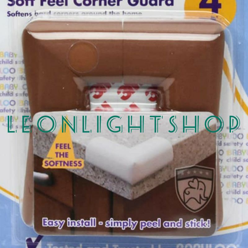 BABYLOO PENGAMAN SUDUT SISI MEJA FLEKSIBEL COKELAT/ACE CORNER GUARD FLEXIBLE/ACE HARDWARE PENGAMAN