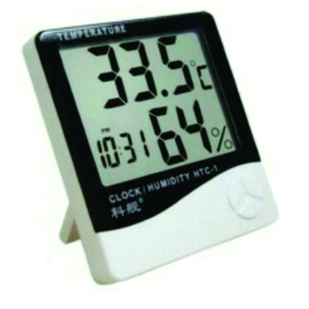 Hygrometer Termometer Ruangan Digital Jam Thermometer Indoor Outdoor