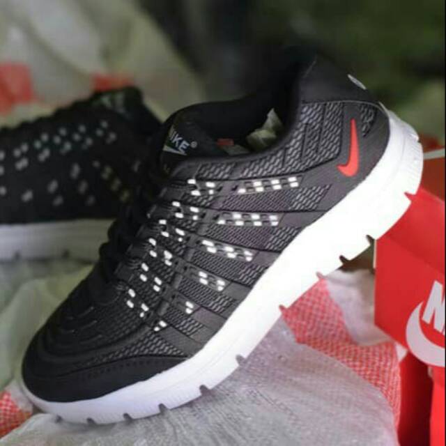 Sepatu nike airmax 3D skin hitam / Grade original vietnam / Cowok cewek