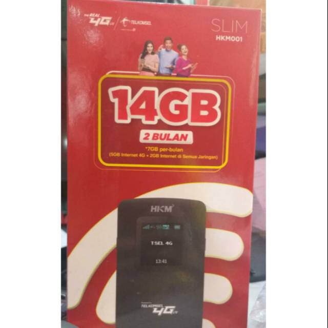 MODEM INTERNET FREE PAKET TELKOMSEL 14GB 2BULAN JARINGAN CEPAT COCOK UTK ONLINE SCHOOLING DLL