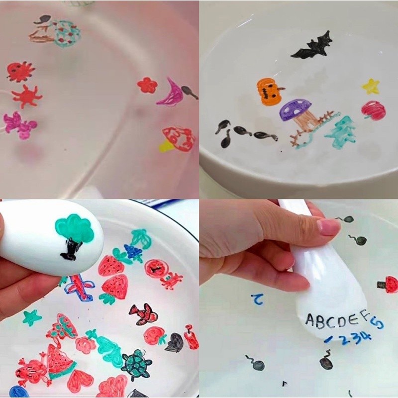 SPIDOL WARNA AJAIB AIR Magic Floating Water Marker Pen Colour 12 Warna Warni Anak Anak Papan Tulis White Board Mainan Edukasi Kreatif Murah Spidol Air Magic Mengapung