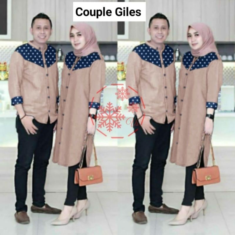Baju couple tunik Remaja Kemeja Terbaru Simple Model Modern 2022 Kekinian Giles Moscrepe Rayon 2022