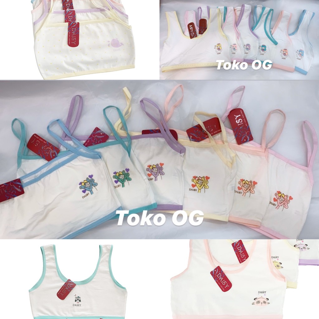 DAISY MINISET BRA REMAJA TALI KECIL 12571/ TALI BESAR 12572, 12576 MINISET TALI STEP 1 ANAKPEREMPUAN