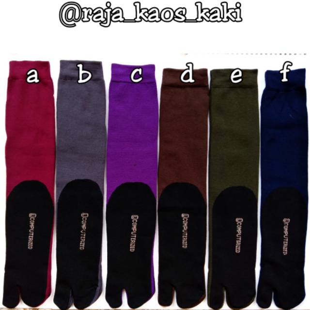 Kaos Kaki Jempol Kaos Kaki Jari Muslimah Nylon Warna Polos